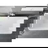 Mexen Tava freistehende gerippte Badewanne 170 x 75 cm, weiß, Überlauf weiß - 52851707500-20