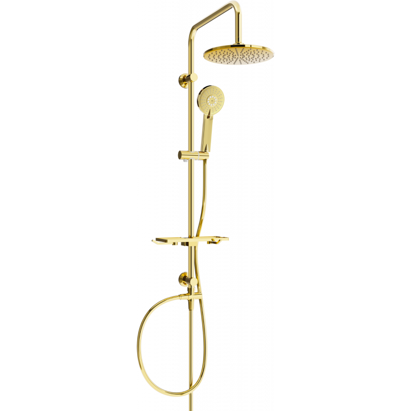 Mexen T40 columna de ducha, dorada - 798404093-50