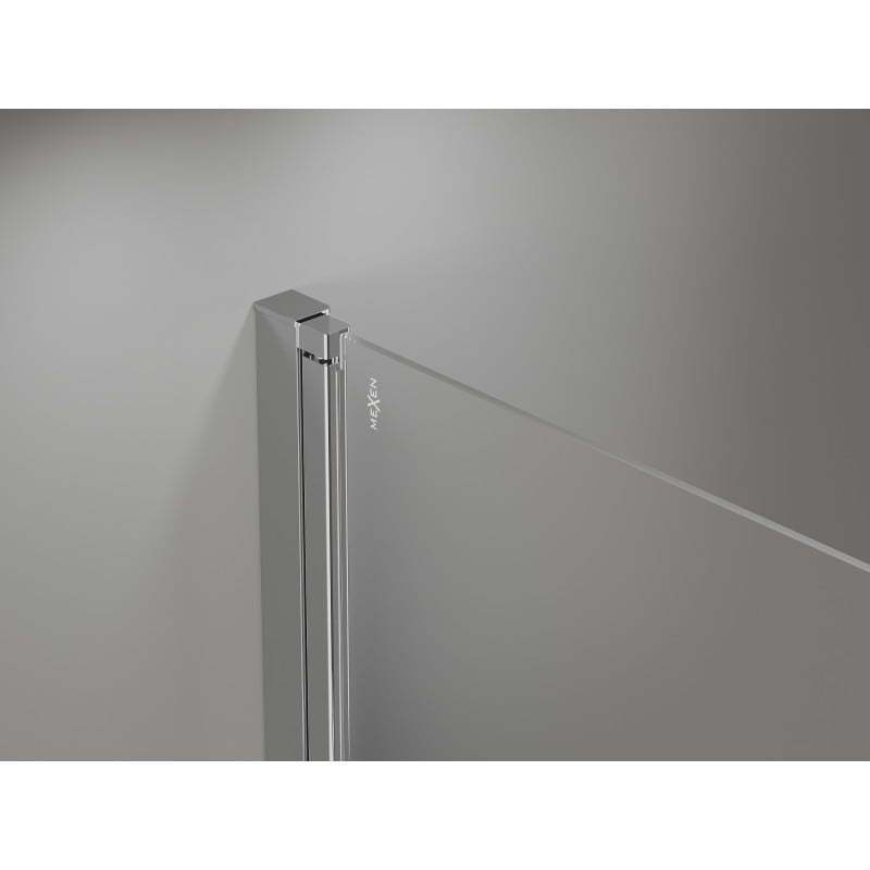 Mexen Mist-B drzwi prysznicowe uchylne 65 cm, transparent, chrom - 8A2-065-000-01-00