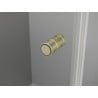 Mexen Mist-F Duo foldable shower cabin right 70 x 120 cm, transparent, brushed gold - 8A6-070L-120P-55-00