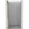 Mexen Mist-B hinged duššiuks 75 cm, läbipaistev, kuldne - 8A2-075-000-50-00