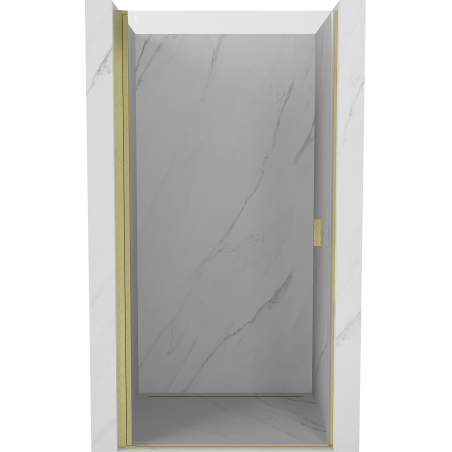 Mexen Mist-B porte de douche pivotante 70 cm, transparent, or brossé - 8A2-070-000-55-00