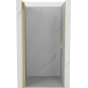 Mexen Mist-B Duschpendeltür 75 cm, transparent, gebürstetes Gold - 8A2-075-000-55-00