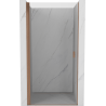 Mexen Mist-B Duschkabinentür schwenkbar 65 cm, transparent, gebürstetes Kupfer - 8A2-065-000-65-00