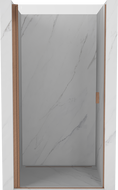 Mexen Mist-B Duschkabinentür schwenkbar 65 cm, transparent, gebürstetes Kupfer - 8A2-065-000-65-00