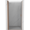 Mexen Mist-B Duschdrehtür 75 cm, transparent, gebürstetes Kupfer - 8A2-075-000-65-00