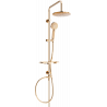 Mexen T40 shower column, rose gold - 798404093-60