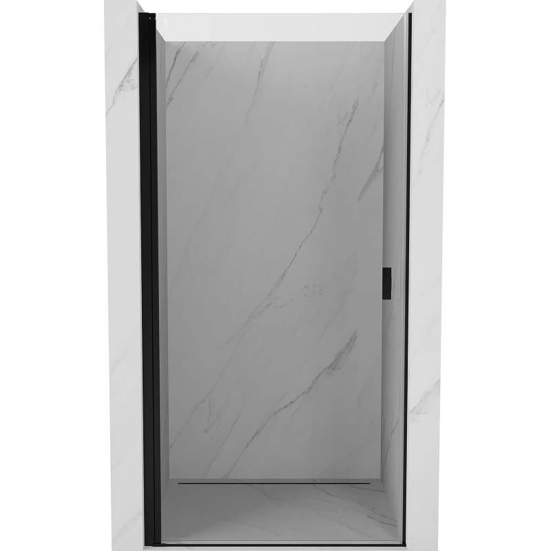 Mexen Mist-B preklopna tuš vrata 80 cm, prozirna, crna - 8A2-080-000-70-00