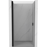 Mexen Mist-B hinged shower door 80 cm, transparent, black - 8A2-080-000-70-00