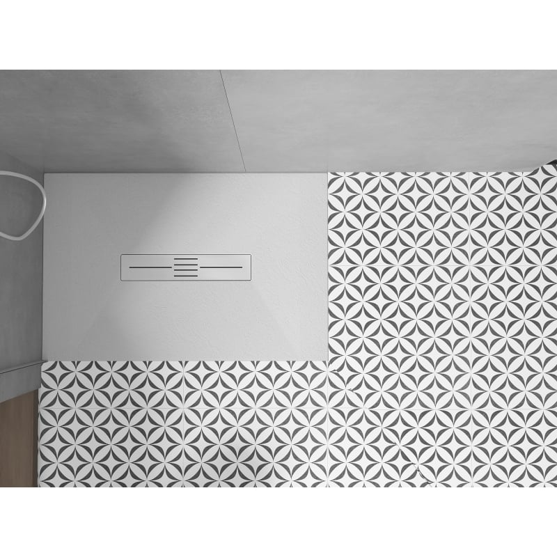 Mexen Toro rectangular SMC shower tray 100 x 70 cm, white - 43107010