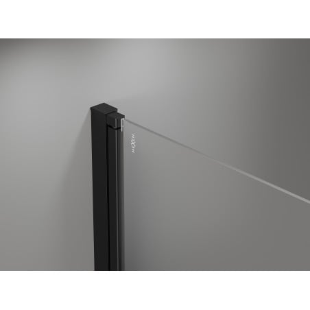 Mexen Mist-B draaideur douchedeur links 80 cm, zwart raster, zwart - 8A2-080-000-70-77-L