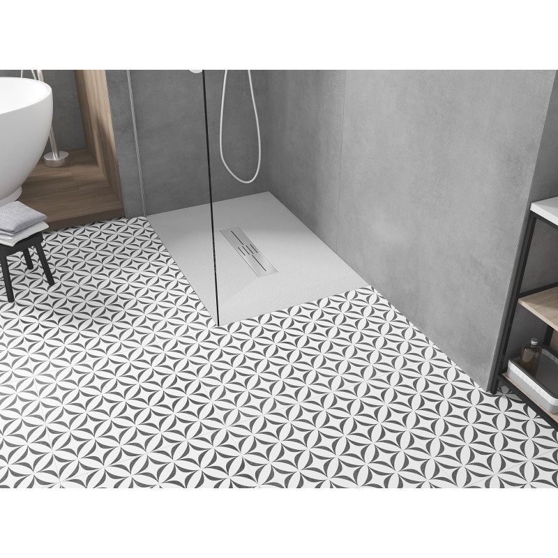 Mexen Toro pravokotni tuš kad SMC 100 x 80 cm, bela - 43108010