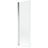 Mexen Mist badwand 1-deurs 60 x 150 cm, transparant, chroom - 8A9-060-001-01-00