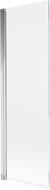 Mexen Mist 1-panel shower screen 70 x 150 cm, transparent, chrome - 8A9-070-001-01-00