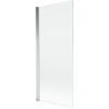 Mexen Mist paroi de douche à 1 volet 80 x 150 cm, transparent, chrome - 8A9-080-001-01-00