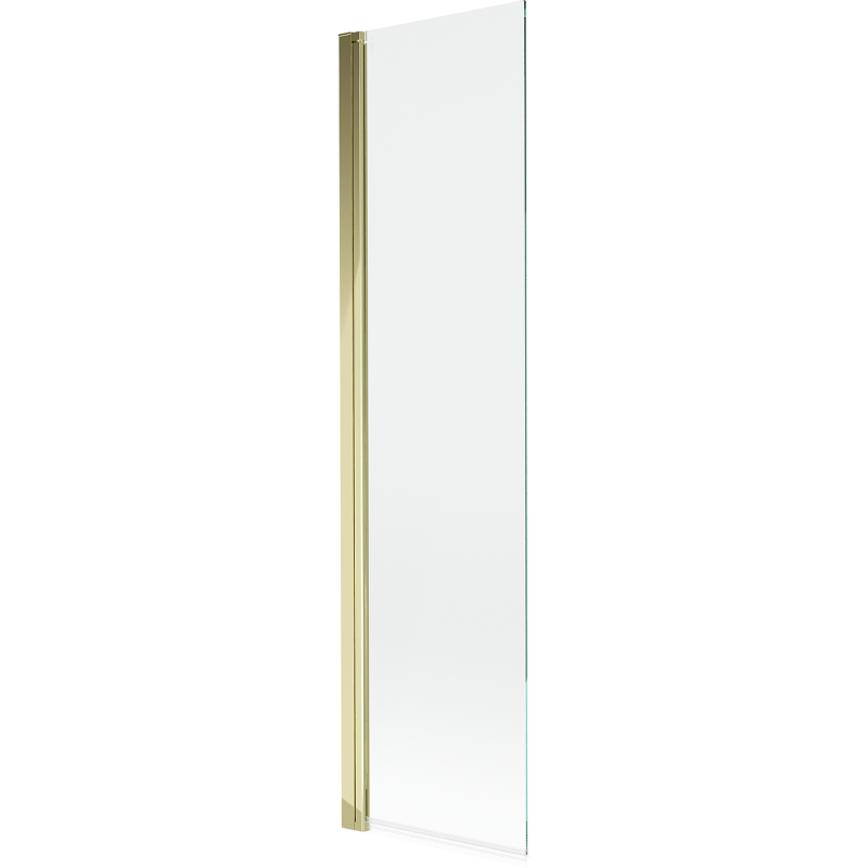 Mexen Mist badwand 1-deurs 50 x 150 cm, transparant, goud - 8A9-050-001-50-00