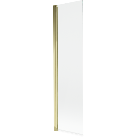 Mexen Mist badwand 1-deurs 50 x 150 cm, transparant, goud - 8A9-050-001-50-00