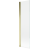 Mexen Mist badwand 1-deurs 50 x 150 cm, transparant, goud - 8A9-050-001-50-00