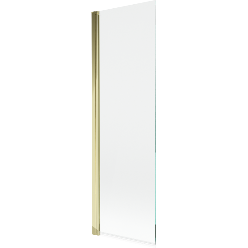 Mexen Mist badwand 1-vleugelig 60 x 150 cm, transparant, goud - 8A9-060-001-50-00