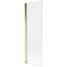 Mexen Mist Badewannenfaltwand 1-flügelig 60 x 150 cm, transparent, gold - 8A9-060-001-50-00