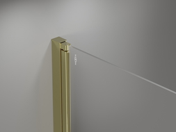 Mexen Mist badkuipwand 1-deurs 80 x 150 cm, transparant, goud - 8A9-080-001-50-00