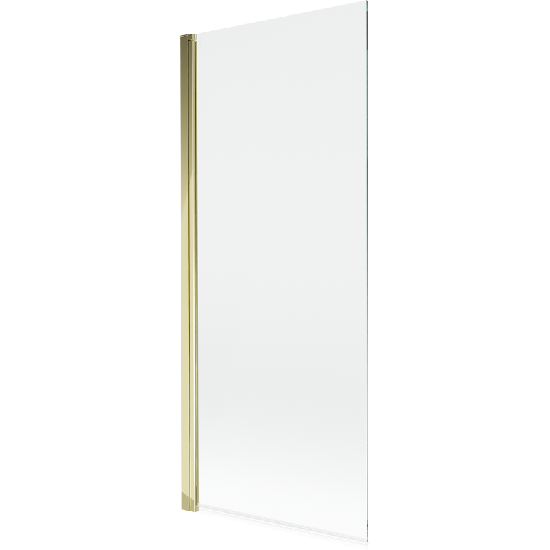 Mexen Mist badkuipwand 1-deurs 80 x 150 cm, transparant, goud - 8A9-080-001-50-00