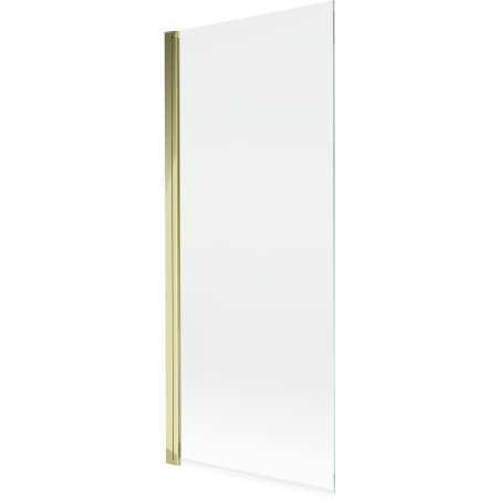 Mexen Mist badwand 1-vleugelig 80 x 150 cm, transparant, goud - 8A9-080-001-50-00