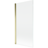 Mexen Mist painel de banheira de 1 folha 90 x 150 cm, transparente, dourado - 8A9-090-001-50-00