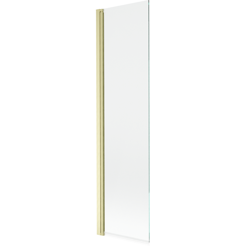 Mexen Mist badwand 1-delig 50 x 150 cm, transparant, goud geborsteld - 8A9-050-001-55-00