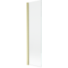 Mexen Mist parete doccia 1-anta 50 x 150 cm, trasparente, dorato spazzolato - 8A9-050-001-55-00