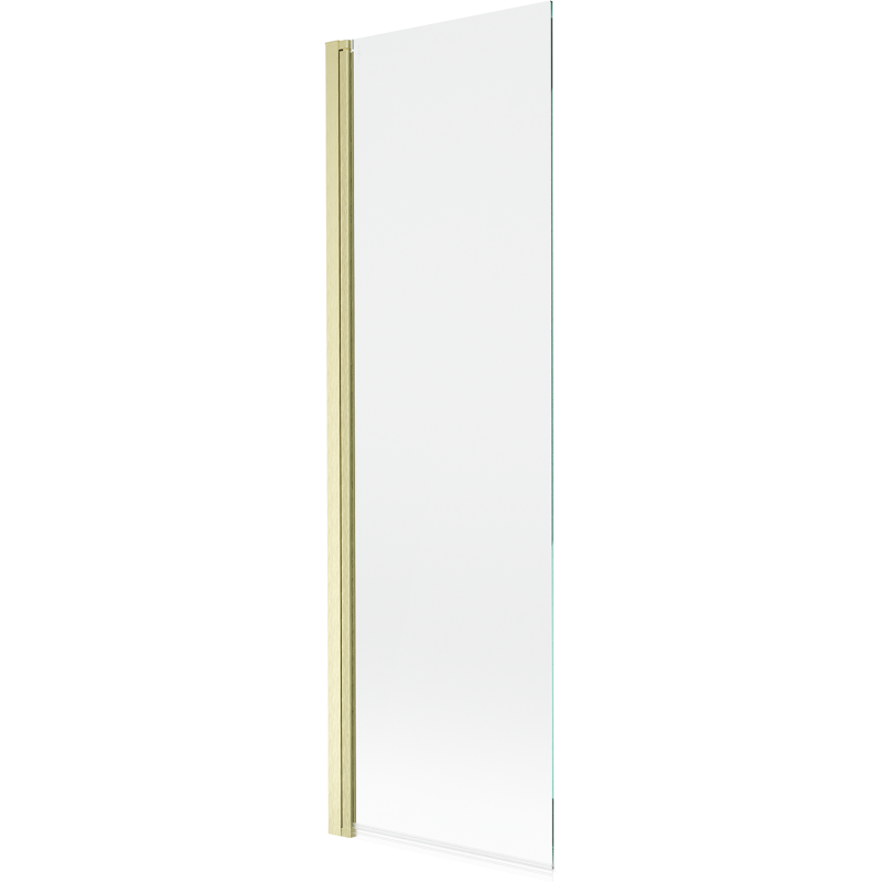 Mexen Mist yksisiipinen kylpyhuoneen suihkuseinä 70 x 150 cm, läpinäkyvä, kullattu harjattu - 8A9-070-001-55-00