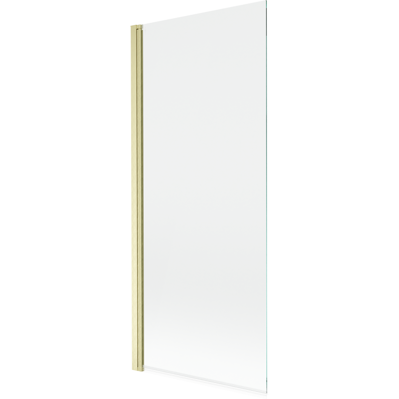 Mexen Mist paroi de baignoire à 1 panneau 80 x 150 cm, transparent, or brossé - 8A9-080-001-55-00