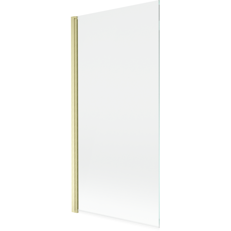 Mexen Mist schermo per doccia a 1 anta 90 x 150 cm, trasparente, oro spazzolato - 8A9-090-001-55-00