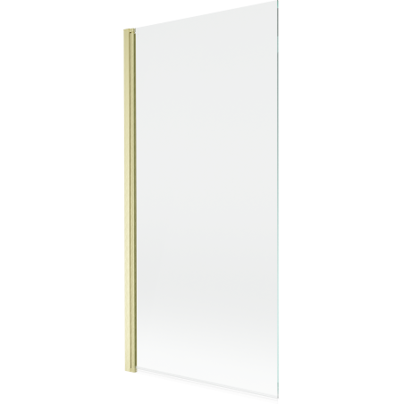 Mexen Mist Duschabtrennung 1-flügelig 90 x 150 cm, transparent, gebürstetes Gold - 8A9-090-001-55-00