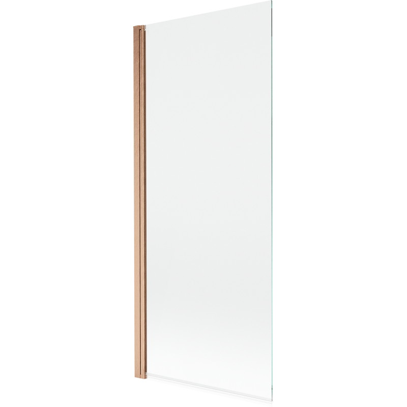 Mexen Mist pregrada za tuš 1-krilna 80 x 150 cm, transparentna, brušena bakar - 8A9-080-001-65-00