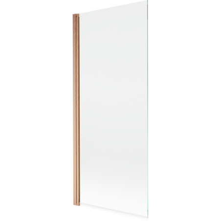 Mexen Mist pregrada za tuš 1-krilna 80 x 150 cm, transparentna, brušena bakar - 8A9-080-001-65-00