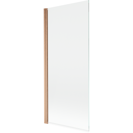 Paroi de baignoire Mexen Mist 1 volet 80 x 150 cm, transparent, cuivre brossé - 8A9-080-001-65-00