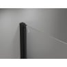 Mexen Mist paroi de douche 1-volet 50 x 150 cm, transparent, noir - 8A9-050-001-70-00
