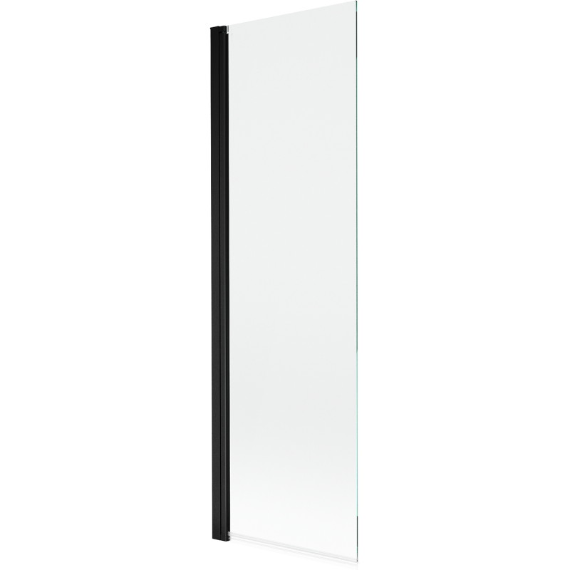Mexen Mist jednokrilni kupaonski paravan 60 x 150 cm, proziran, crni - 8A9-060-001-70-00