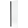 Mexen Mist douchewand 1-deurs 60 x 150 cm, transparant, zwart - 8A9-060-001-70-00