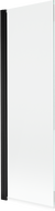 Mexen Mist paroi de douche 1-volet 60 x 150 cm, transparent, noir - 8A9-060-001-70-00