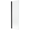 Mexen Mist shower screen 1-panel 70 x 150 cm, transparent, black - 8A9-070-001-70-00