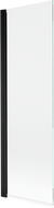Mexen Mist paratia doccia a 1 anta 70 x 150 cm, trasparente, nero - 8A9-070-001-70-00