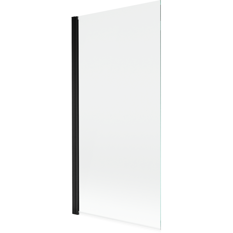 Mexen Mist douchewand 1-deurs 90 x 150 cm, transparant, zwart - 8A9-090-001-70-00