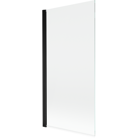 Mexen Mist jednokrili paravan za kadu 90 x 150 cm, proziran, crni - 8A9-090-001-70-00