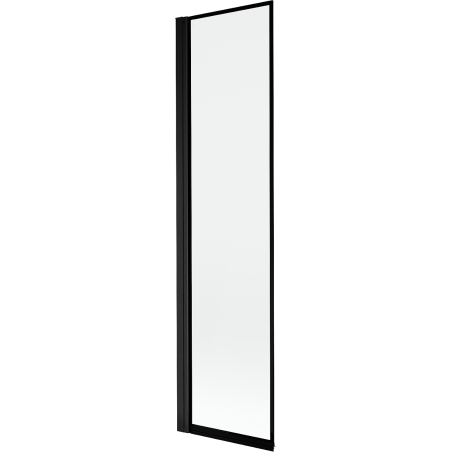 Mexen Mist douchewand 1-delig links 50 x 150 cm, zwarte lijst, zwart - 8A9-050-001-70-70-L