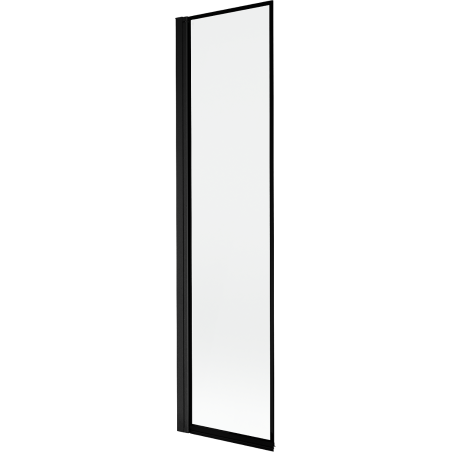 Mexen Mist paravan za kadu s jednim krilom lijevi 50 x 150 cm, crni okvir, crna - 8A9-050-001-70-70-L