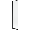 Mexen Mist vasak 1-uksega vanniseina, 50 x 150 cm, must raam, must - 8A9-050-001-70-70-L