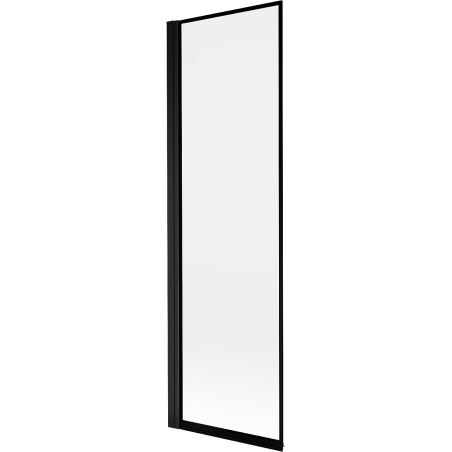 Mexen Mist paravan za kadu 1-krilni lijevi 60 x 150 cm, crni okvir, crni - 8A9-060-001-70-70-L