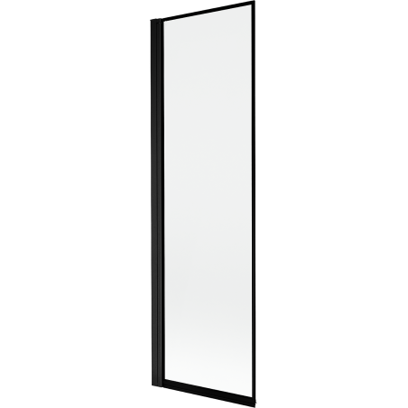 Mexen Mist parawan nawannowy 1-skrzydłowy lewy 60 x 150 cm, czarna ramka, czarny - 8A9-060-001-70-70-L